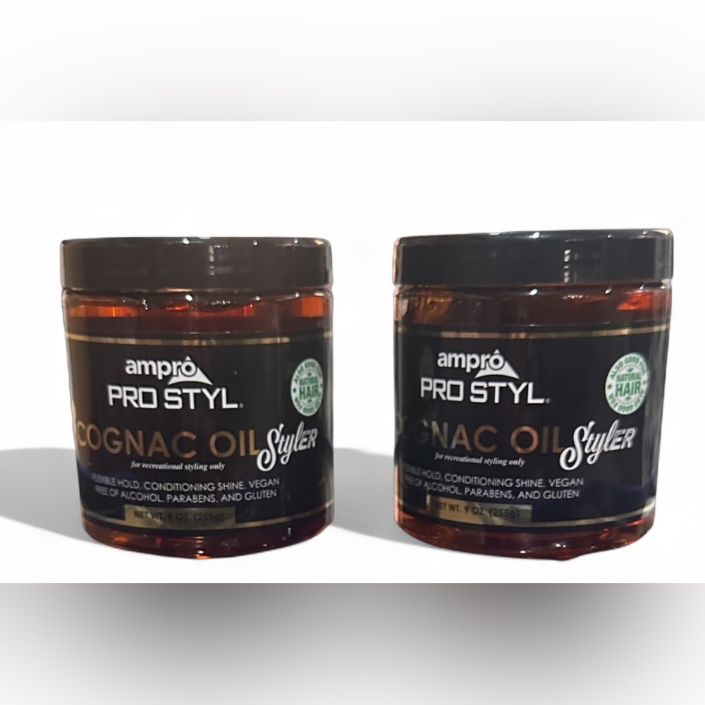 Ampro Pro STYL Cognac Oil Styler Pack of 2  - 9fl. oz.